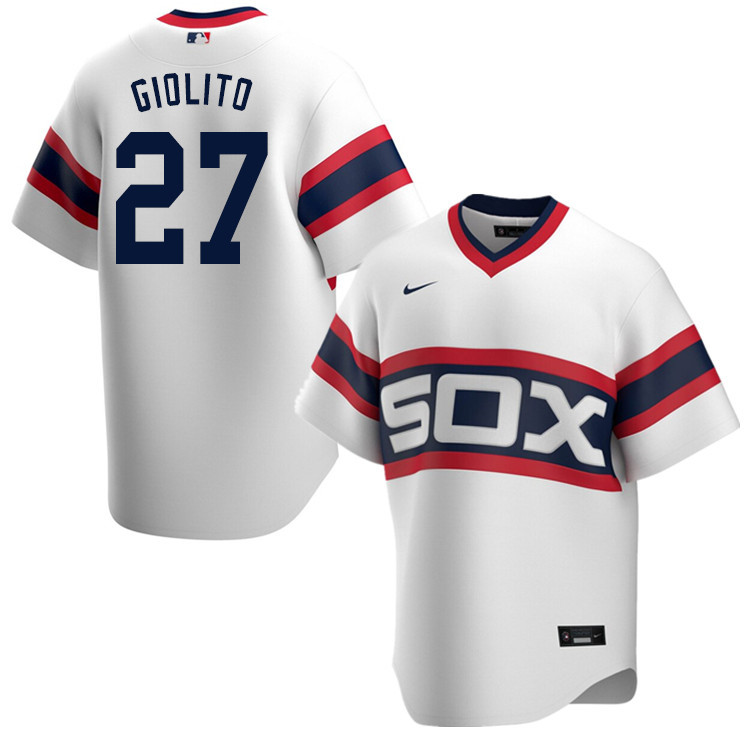 Nike Men #27 Lucas Giolito Chicago White Sox Baseball Jerseys Sale-White